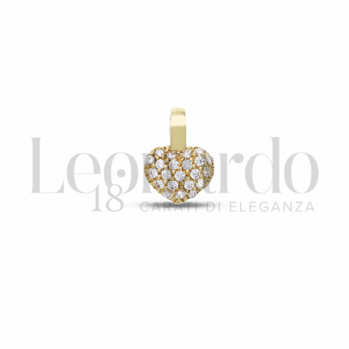 1° Misura con Zircone bianco in Oro Giallo da 0,8gr.