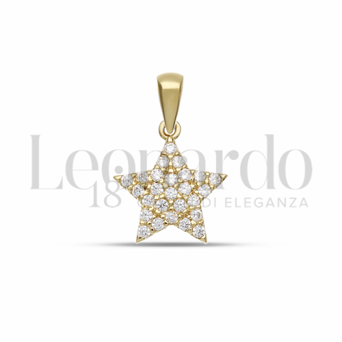 2° Misura con Zircone bianco in Oro Giallo da 1,1gr.