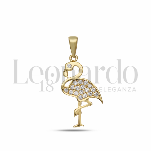 con Zircone bianco in Oro Giallo da 1,2gr.