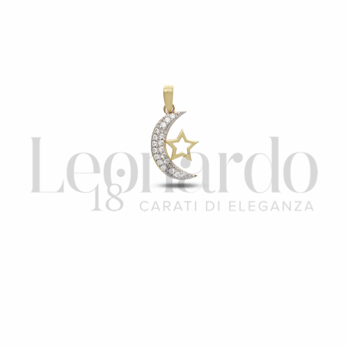 1° Misura con Zircone bianco in Oro Giallo da 0,9gr.