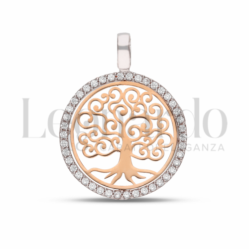 3° Misura con Zircone bianco in Oro Rosa e Oro Bianco da 1,8gr.