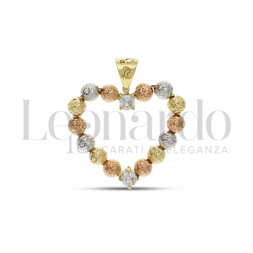 2° Misura con Zircone bianco in Oro Giallo, Oro Bianco e Oro Rosa da 2,7gr.