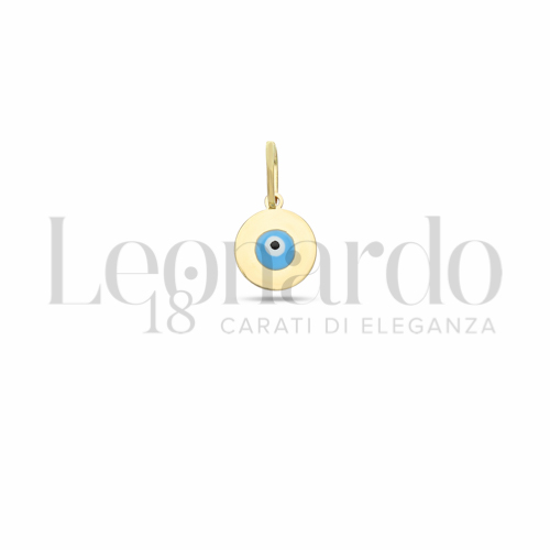 Tondo con Smalto in Oro Giallo da 0,5gr.