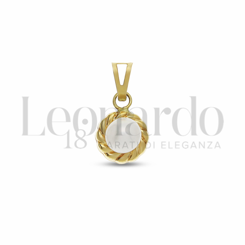 1° Misura con Perla in Oro Giallo da 0,4gr.