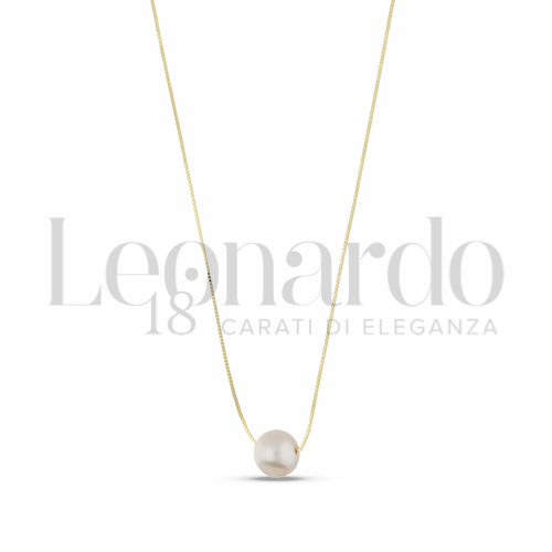 6,50 mm con Perla in Oro Giallo da 1,1gr.