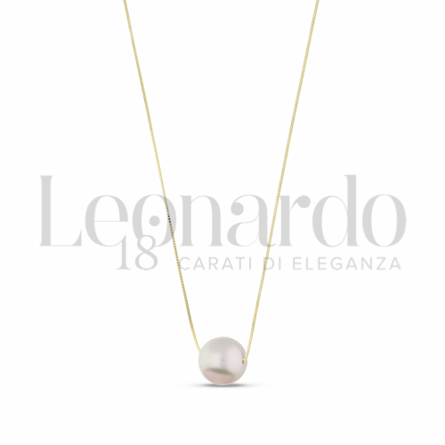 8,00 mm con Perla in Oro Giallo da 1,5gr.