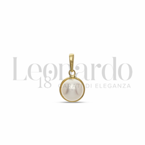 con Perla in Oro Giallo da 1,3gr.