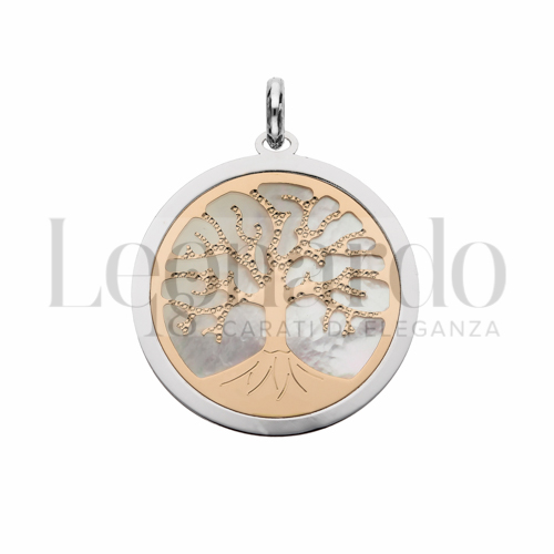 2° Misura con Madreperla in Oro Bianco e Oro Rosa da 2,2gr.