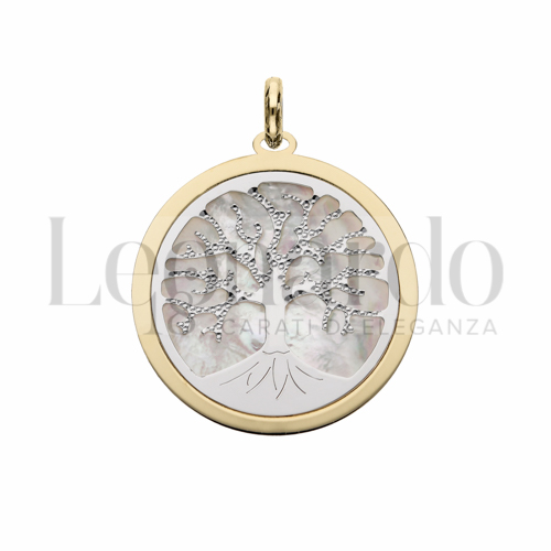 2° Misura con Madreperla in Oro Giallo e Oro Bianco da 2,2gr.