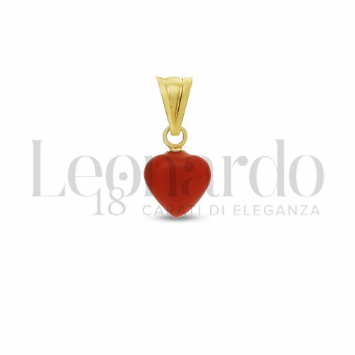 con Corallo in Oro Giallo da 0,3gr.