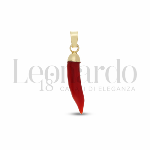 1° Misura con Corallo in Oro Giallo da 0,5gr.