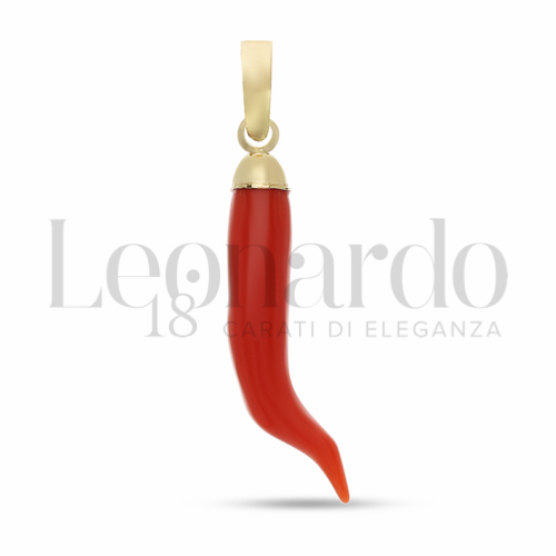2° Misura con Corallo in Oro Giallo da 0,8gr.