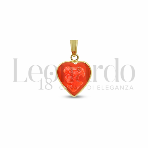 2° Misura con Corallo in Oro Giallo da 0,7gr.
