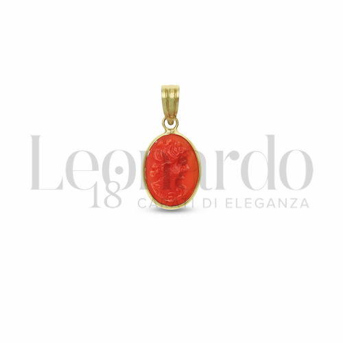 2° Misura con Corallo in Oro Giallo da 0,6gr.