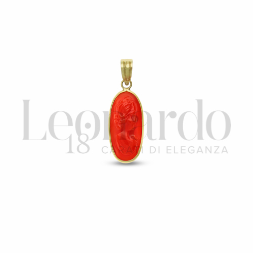 2° Misura con Corallo in Oro Giallo da 0,6gr.