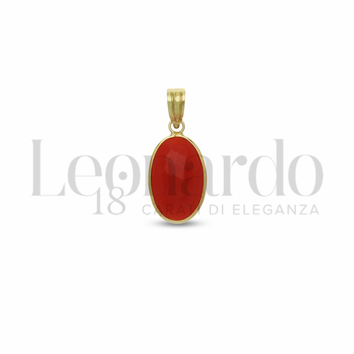 2° Misura con Corallo in Oro Giallo da 0,7gr.