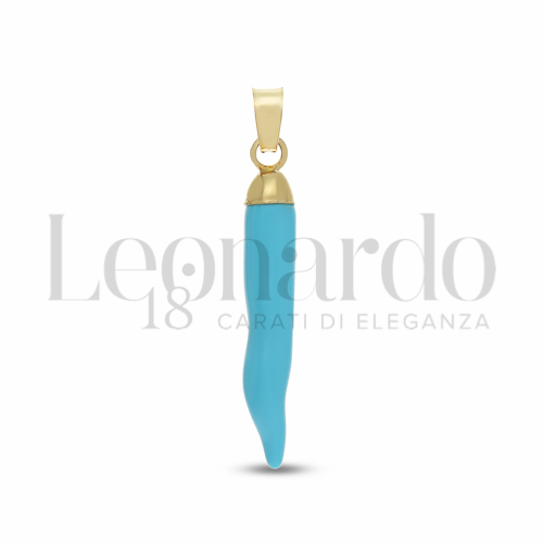 1° Misura con Turchese in Oro Giallo da 0,6gr.