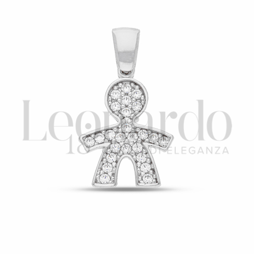 2° Misura con Pavé di zirconi bianchi in Oro Bianco da 1,5gr.