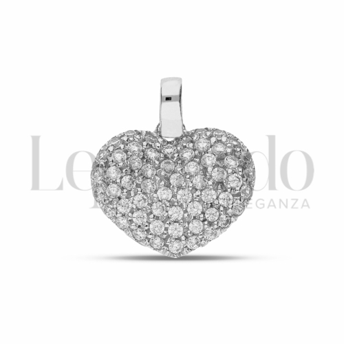 2° Misura con Pavé di zirconi bianchi in Oro Bianco da 1,8gr.