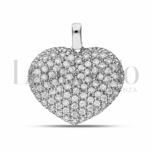 3° Misura con Pavé di zirconi bianchi in Oro Bianco da 2,9gr.