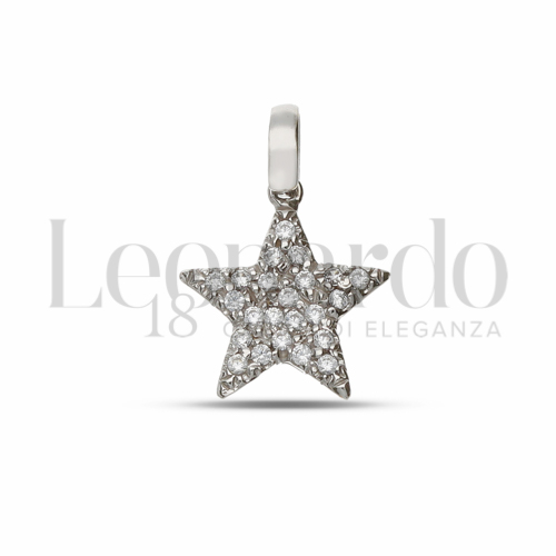 2° Misura con Pavé di zirconi bianchi in Oro Bianco da 1,2gr.