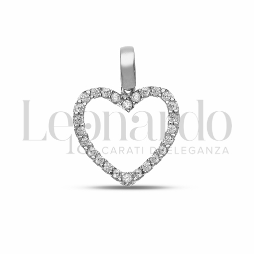 2° Misura con Pavé di zirconi bianchi in Oro Bianco da 0,8gr.