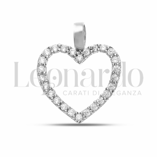 3° Misura con Pavé di zirconi bianchi in Oro Bianco da 1,2gr.