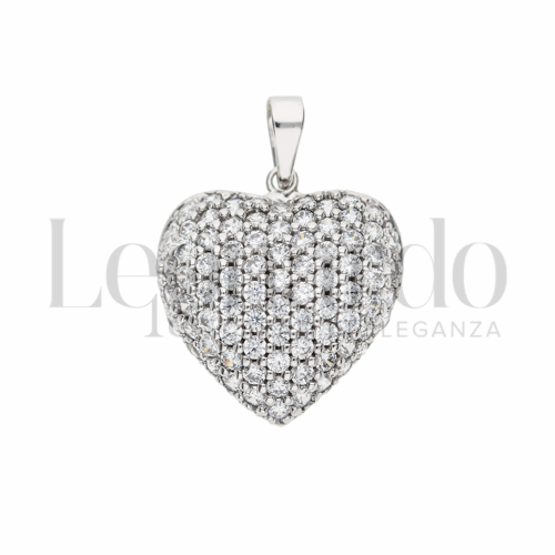 2° Misura con Pavé di zirconi bianchi in Oro Bianco da 3,6gr.