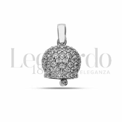2° Misura con Pavé di zirconi bianchi in Oro Bianco da 2,6gr.