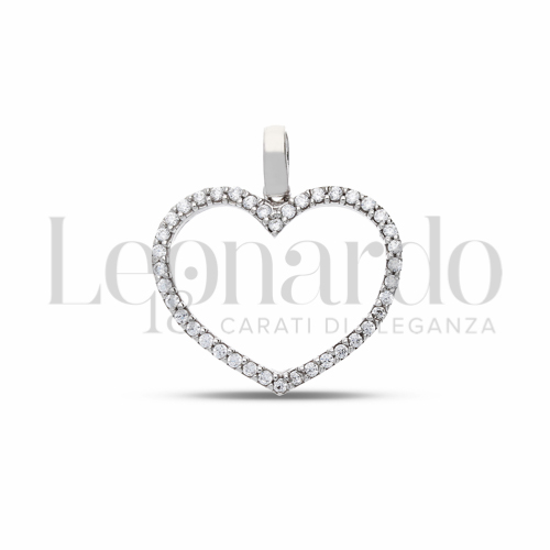 3° Misura con Pavé di zirconi bianchi in Oro Bianco da 1,1gr.