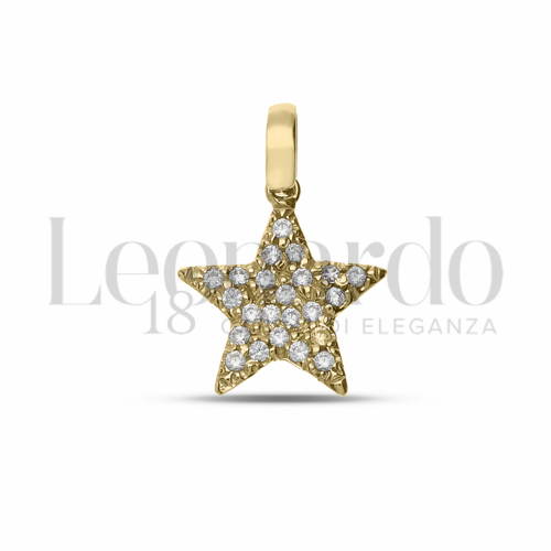 2° Misura con Pavé di zirconi bianchi in Oro Giallo da 0,9gr.