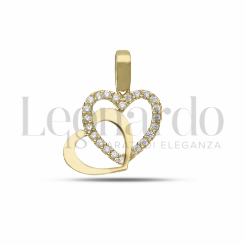 1° Misura con Pavé di zirconi bianchi in Oro Giallo da 0,8gr.
