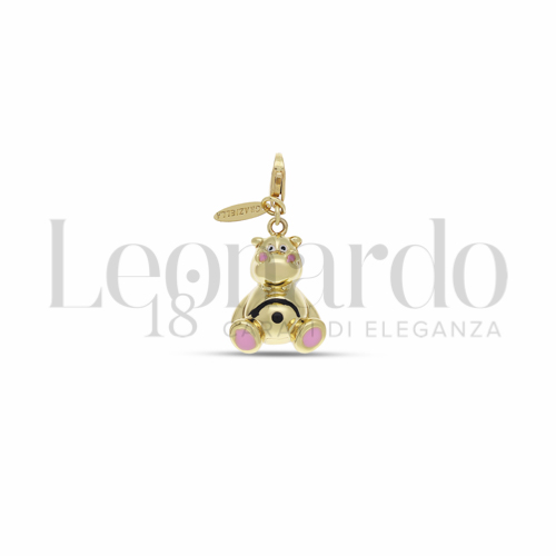 con Smalto rosa in Oro Giallo da 1,6gr.