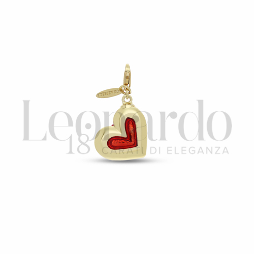 con Smalto rosso in Oro Giallo da 1,6gr.
