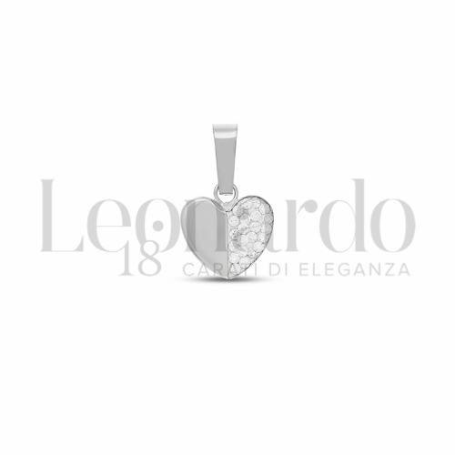 2° Misura con Mezzo pavè di resina e zirconi in Oro Bianco da 0,4gr.