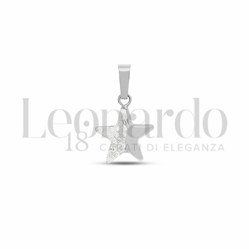 2° Misura con Mezzo pavè di resina e zirconi in Oro Bianco da 0,5gr.
