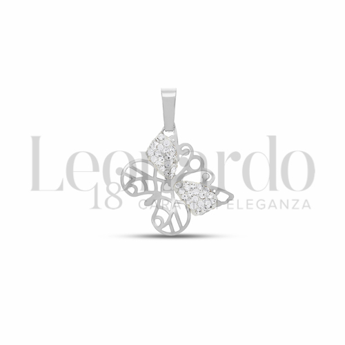 1° Misura con Resina e zirconi in Oro Bianco da 0,5gr.