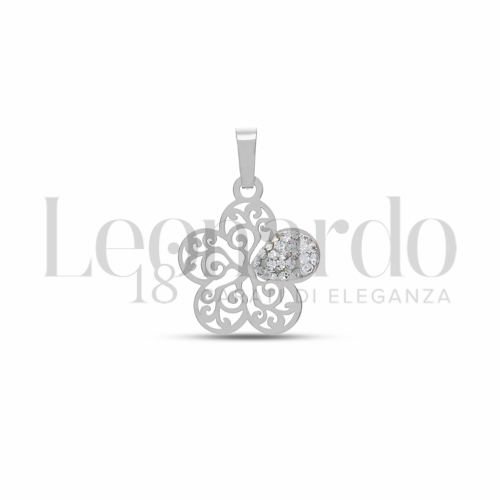 1° Misura con Resina e zirconi in Oro Bianco da 0,5gr.