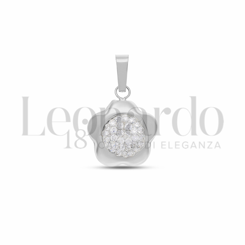 1° Misura con Resina e zirconi in Oro Bianco da 0,6gr.