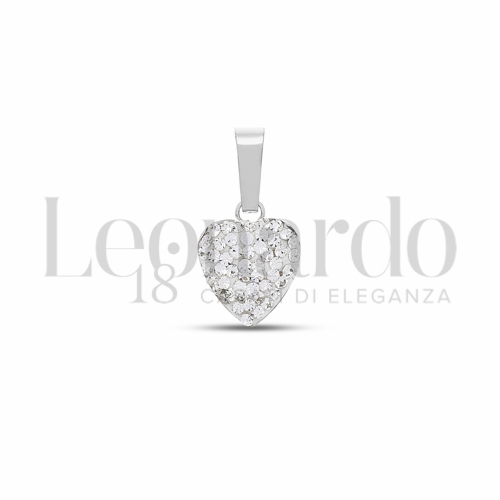 1° Misura con Resina e zirconi in Oro Bianco da 0,3gr.