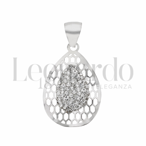 1° Misura con Resina e zirconi in Oro Bianco da 0,6gr.