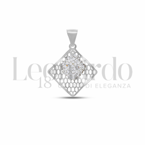 1° Misura con Resina e zirconi in Oro Bianco da 0,6gr.