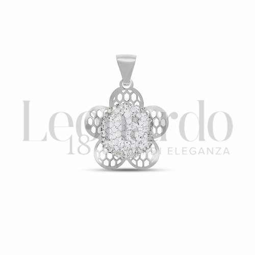1° Misura con Resina e zirconi in Oro Bianco da 0,9gr.