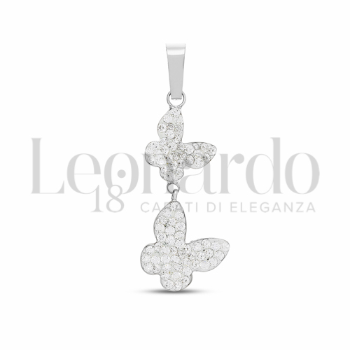 3° Misura con Resina e zirconi in Oro Bianco da 0,8gr.