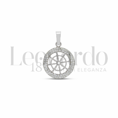 1° Misura con Resina e zirconi in Oro Bianco da 0,5gr.