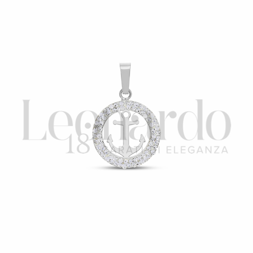 1° Misura con Resina e zirconi in Oro Bianco da 0,4gr.