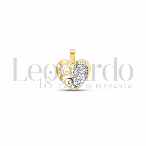 1° Misura con Resina e zirconi in Oro Giallo da 0,6gr.
