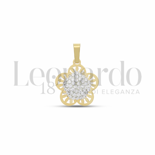 1° Misura con Resina e zirconi in Oro Giallo da 1gr.