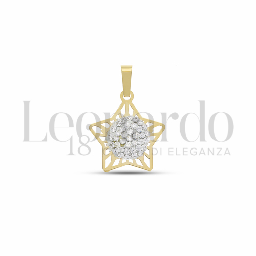 1° Misura con Resina e zirconi in Oro Giallo da 0,7gr.