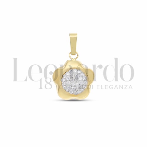 1° Misura con Resina e zirconi in Oro Giallo da 0,6gr.